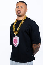 Brisbane Broncos NRL Foam Gold Chain