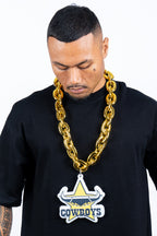 North Queensland Cowboys NRL Foam Gold Chain