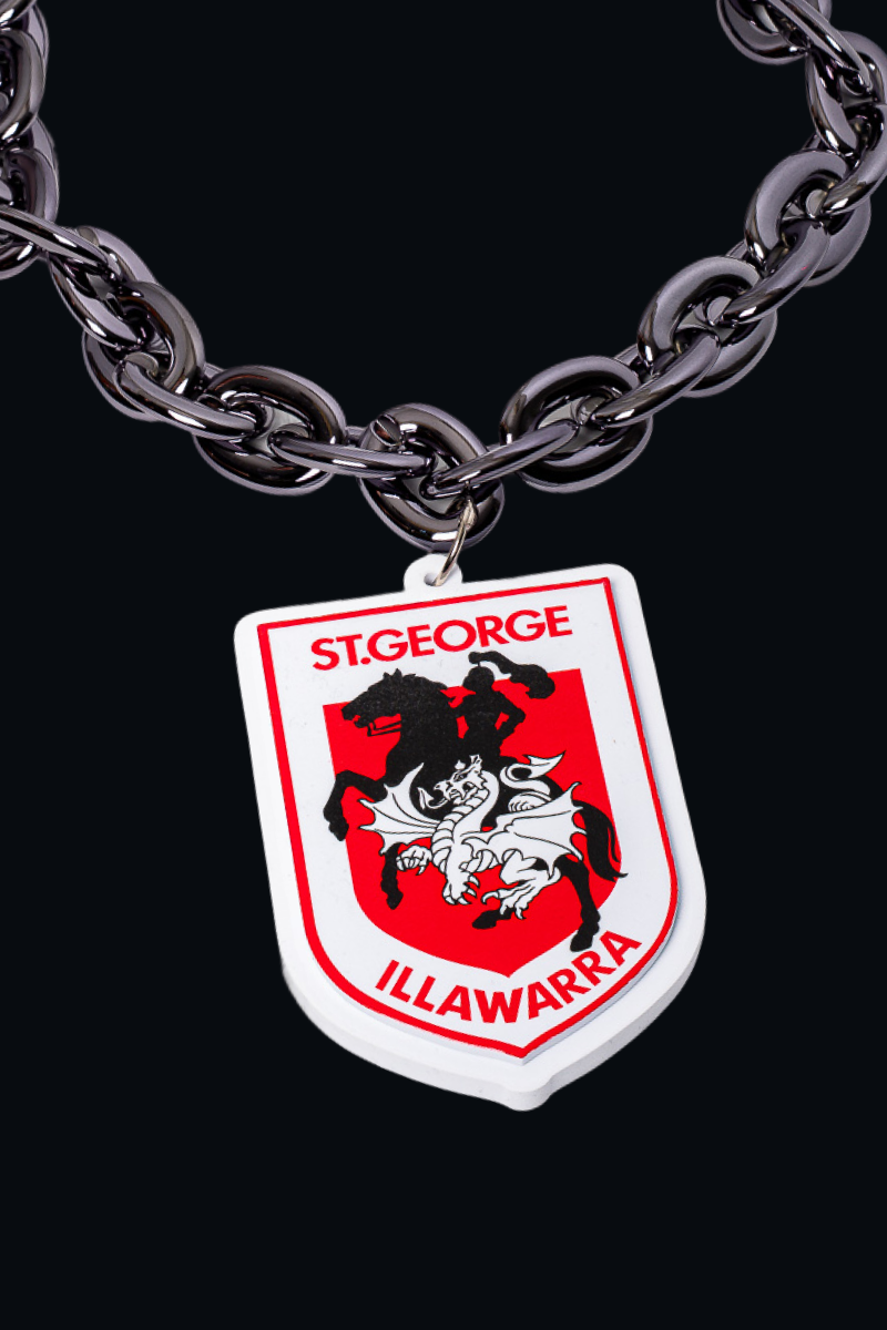 St. George Illawarra Dragons NRL Foam Black Chain