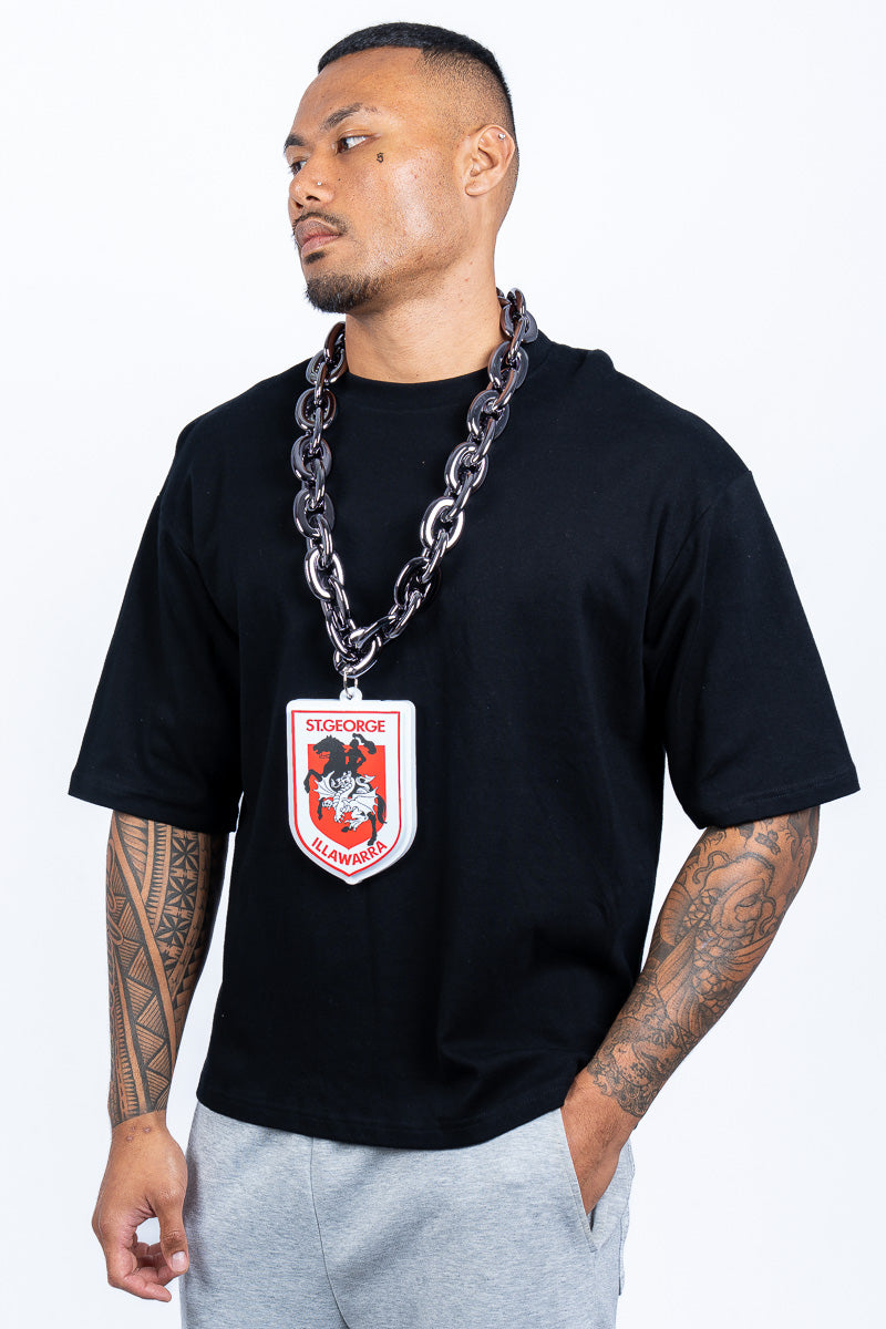 St. George Illawarra Dragons NRL Foam Black Chain