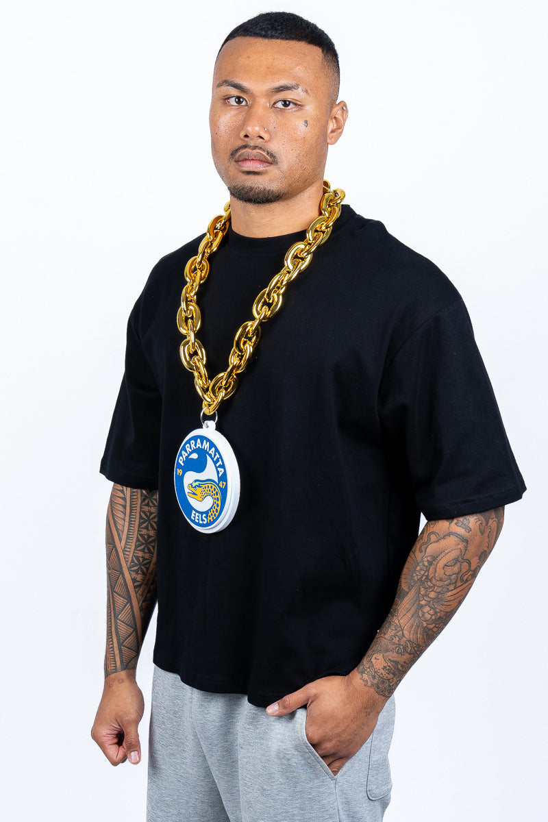 Parramatta Eels NRL Foam Gold Chain
