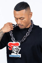 Newcastle Knights NRL Foam Black Chain