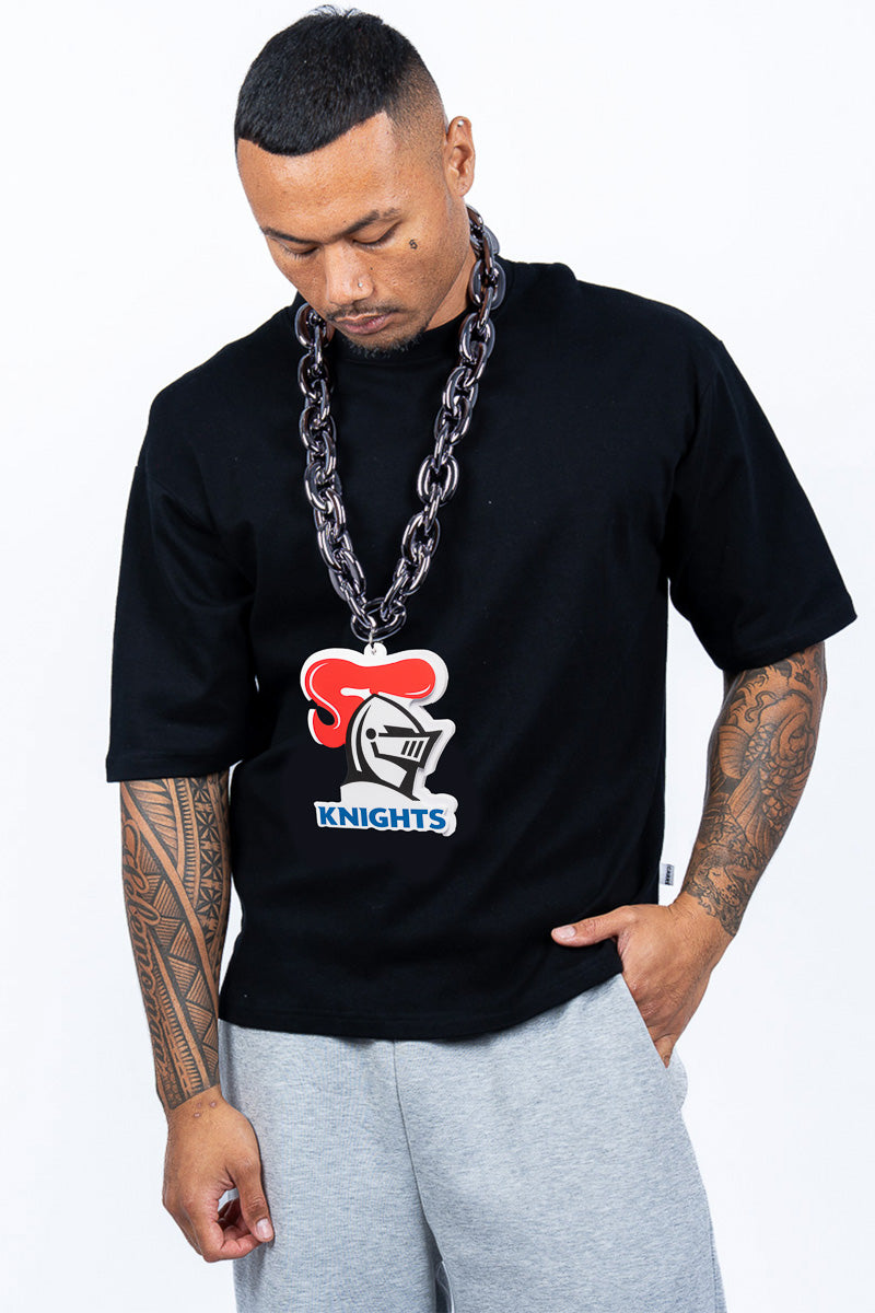 Newcastle Knights NRL Foam Black Chain