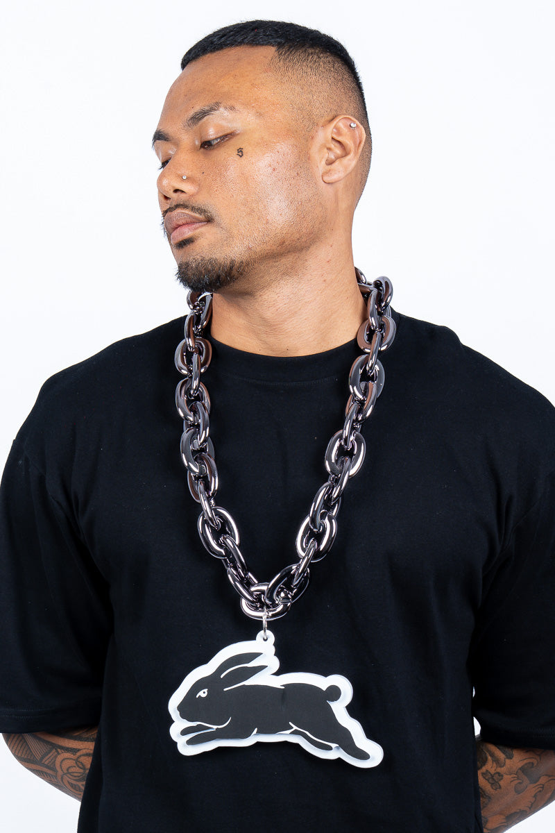 South Sydney Rabbitohs NRL Foam Black Chain