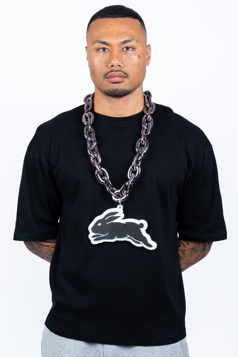 South Sydney Rabbitohs NRL Foam Black Chain