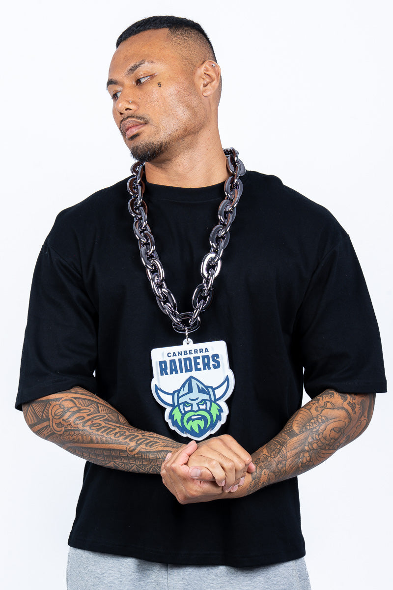 Canberra Raiders NRL Foam Black Chain