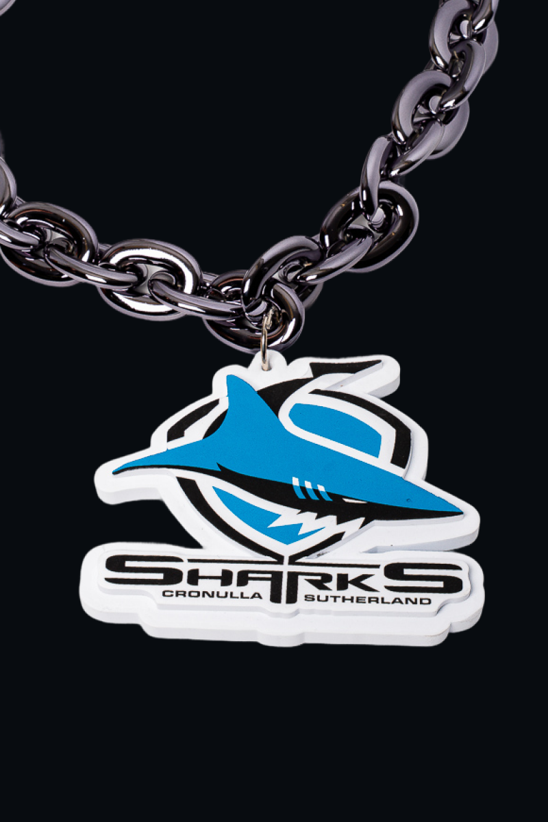 Cronulla-Sutherland Sharks NRL Foam Black Chain
