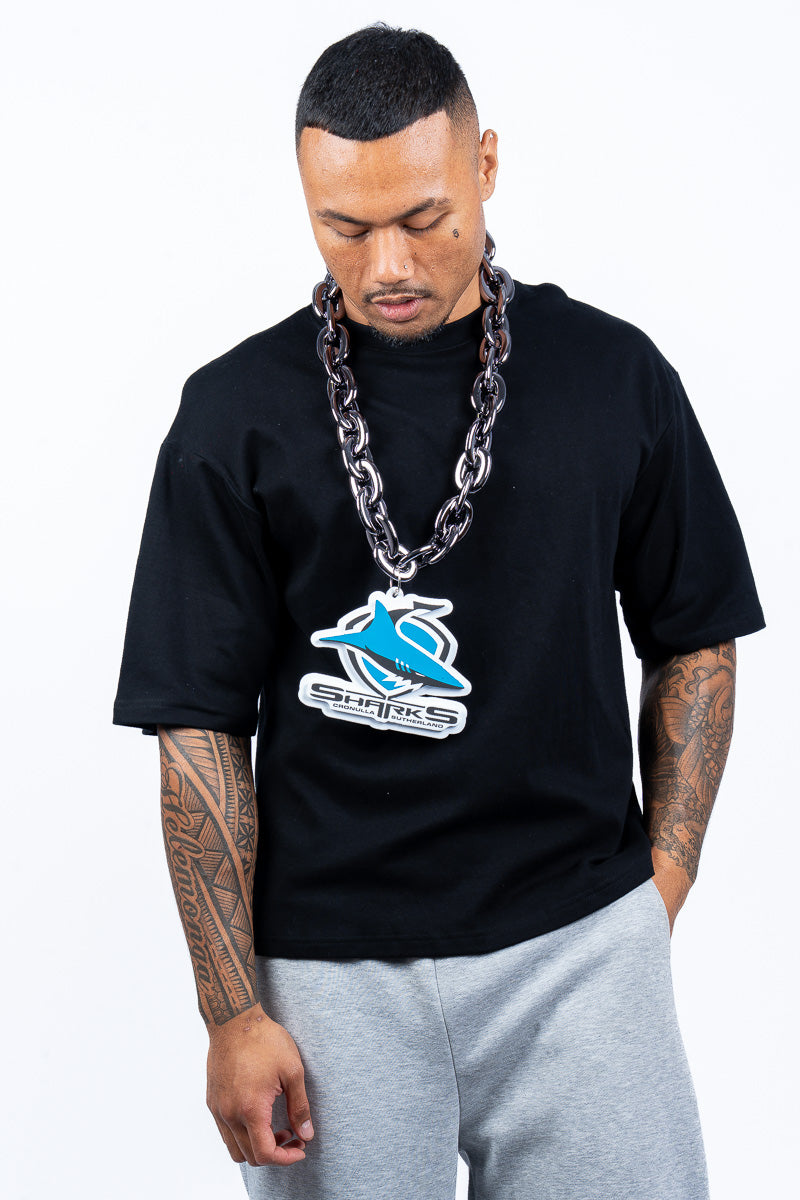 Cronulla-Sutherland Sharks NRL Foam Black Chain