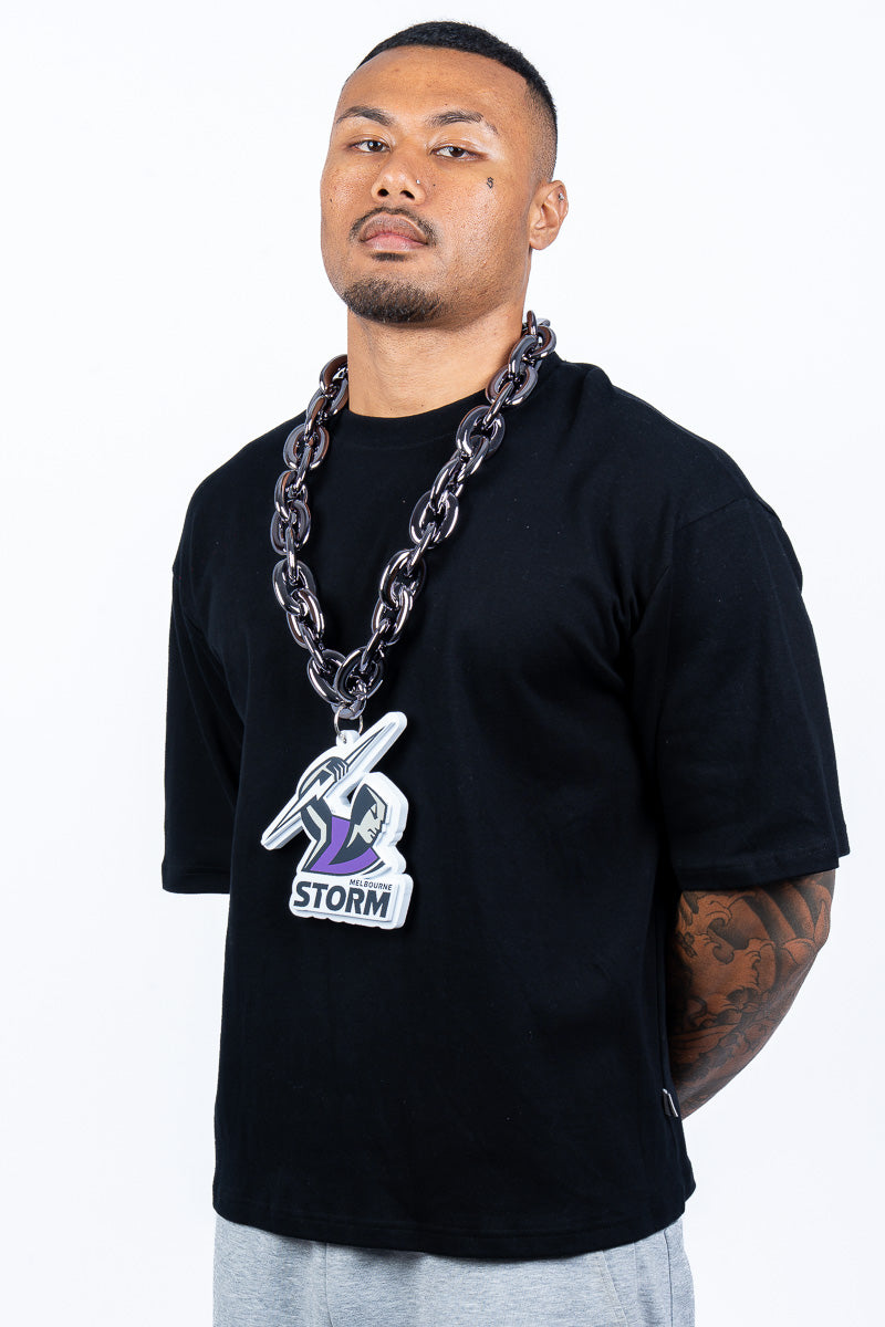 Melbourne Storm NRL Foam Black Chain